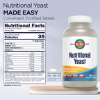 KAL Nutritional Yeast Supplement with B12 & Biotin - 500 Tablets - image 2
