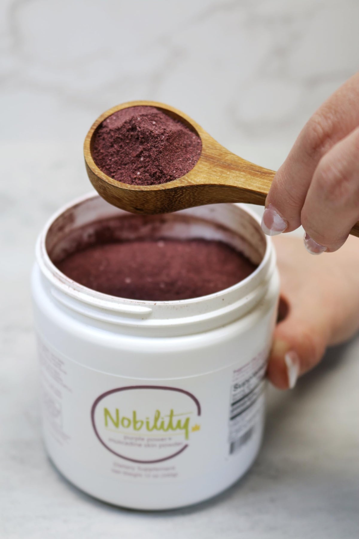 NOBILITY Naturals Purple Power Muscadine Skin Powder - 12 oz - image 2