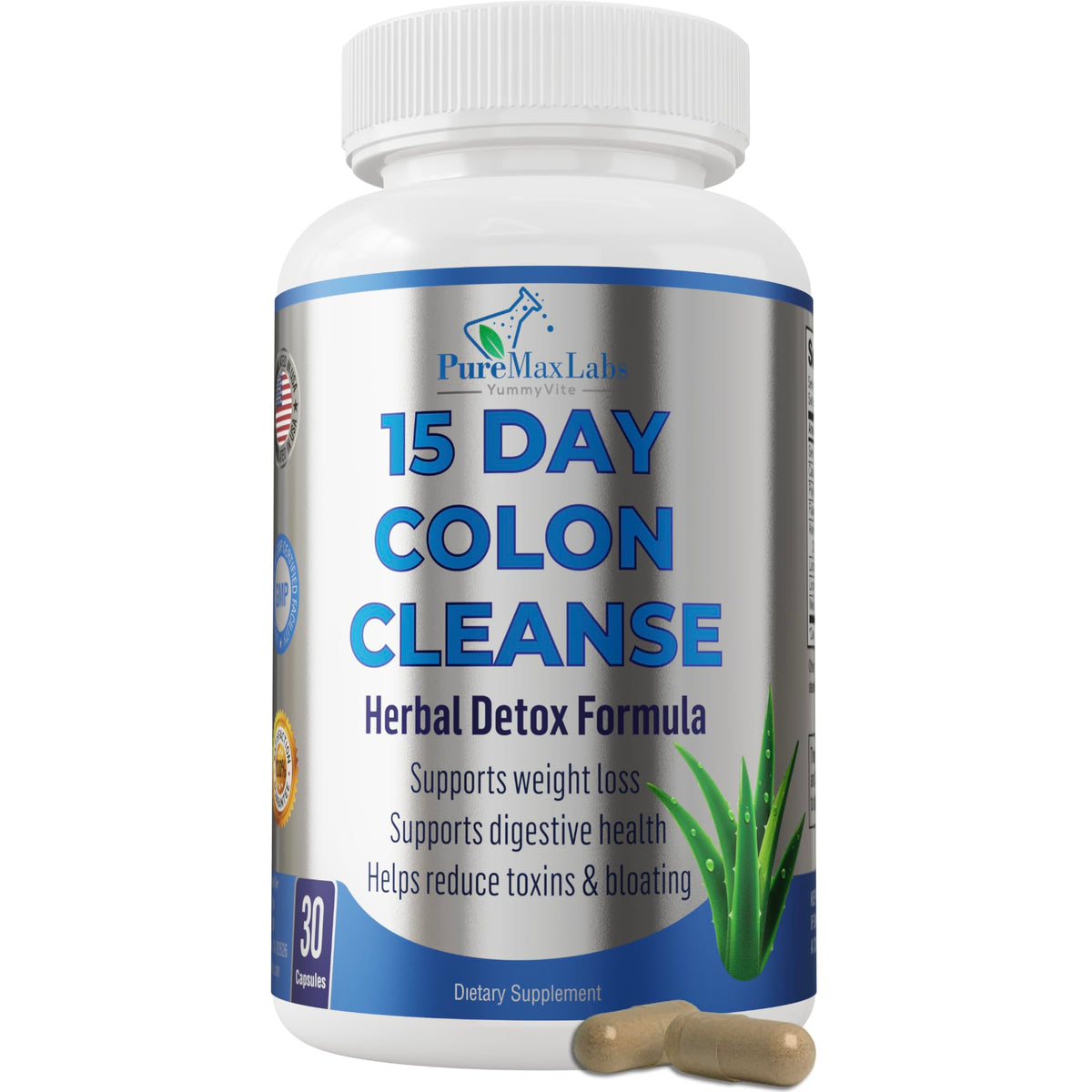 YUMMYVITE 15 Day Colon Cleanse and Detox for Men and Women - 30