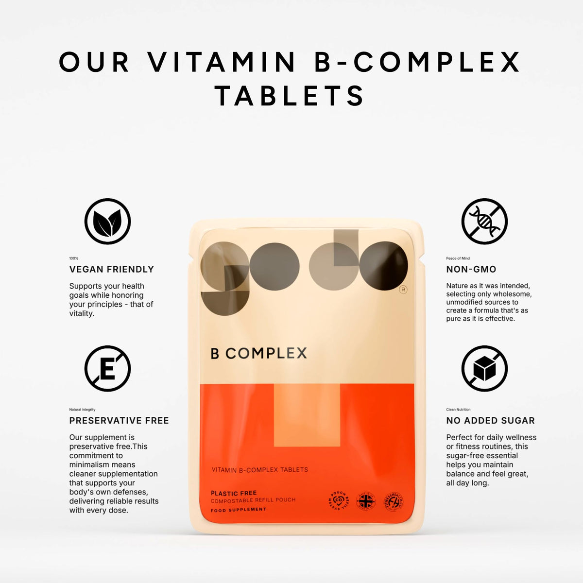 Fitness Health Vitamin B Complex Tablets - 120 Tablets - image 4