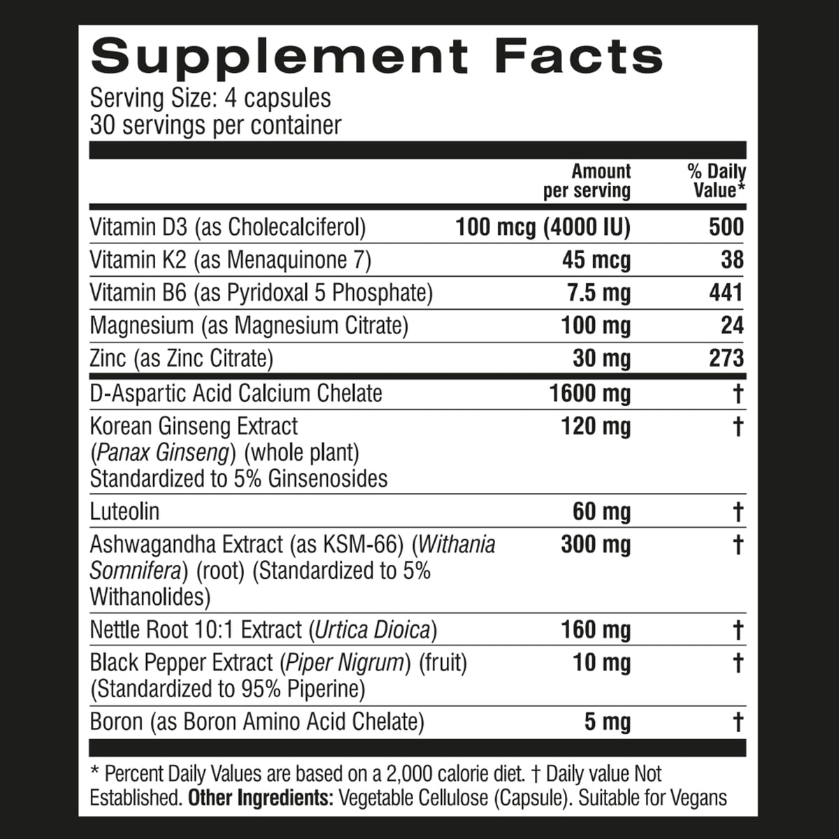 PRIME MALE Vitality Testosterone Booster for Men - 120 Capsules - image 8