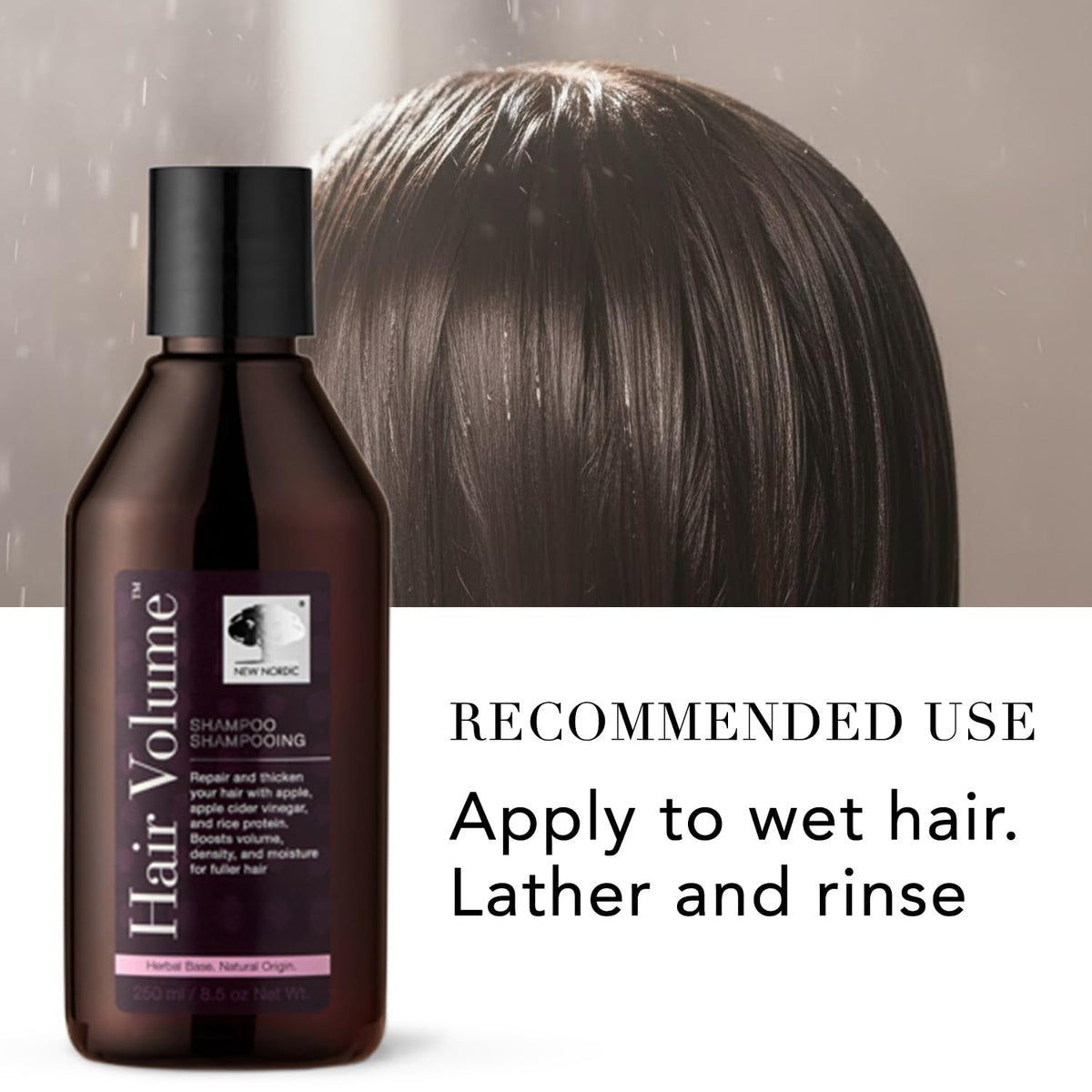 New Nordic Hair Volume Shampoo for Thicker Fuller Hair - 8.5 Fl Oz - image 4