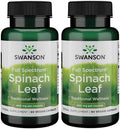 Swanson Full Spectrum Spinach Leaf 400 mg - 90 Vegetarian Capsules