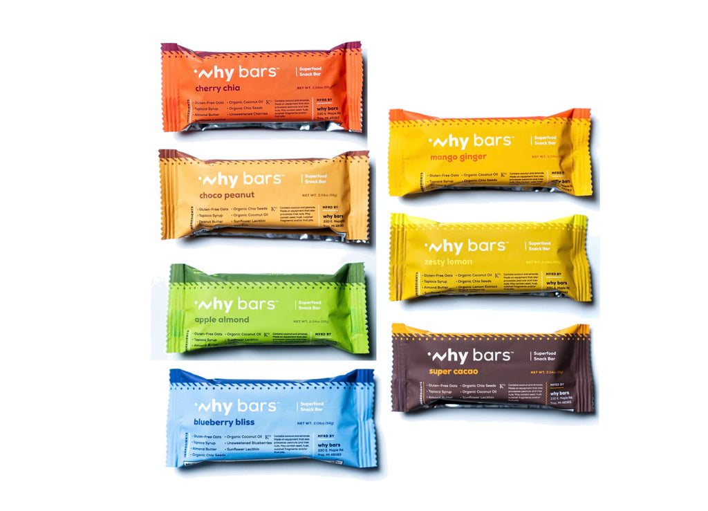 Why Bars, Superfood Protein Bars, 2.04 Ounce Bars - Protein Bar
