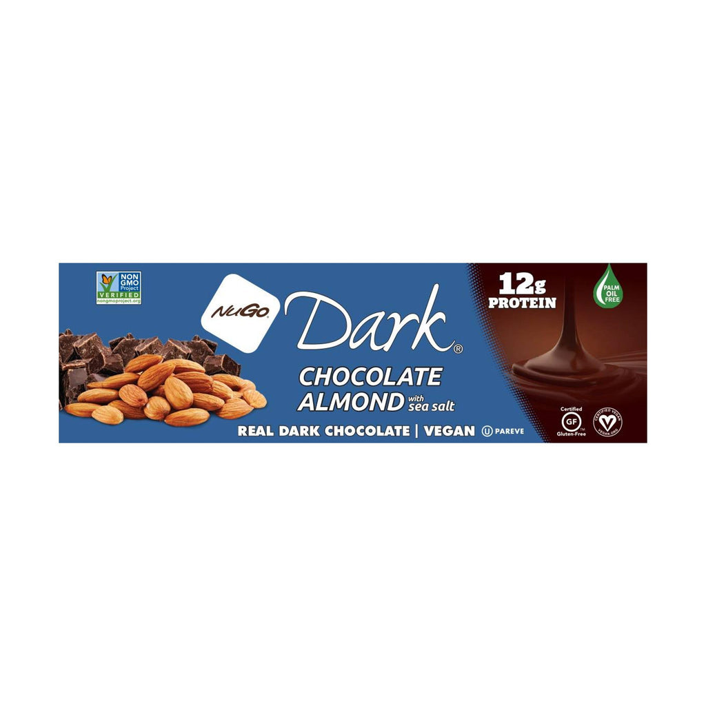 NuGo Dark Chocolate Almond Sea Salt Bar - 12 Count - image 3
