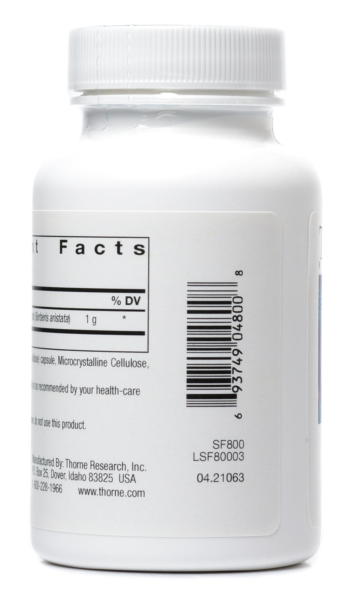 Thorne Berberine-500 - 120 Capsules (Pack of 2) - image 3