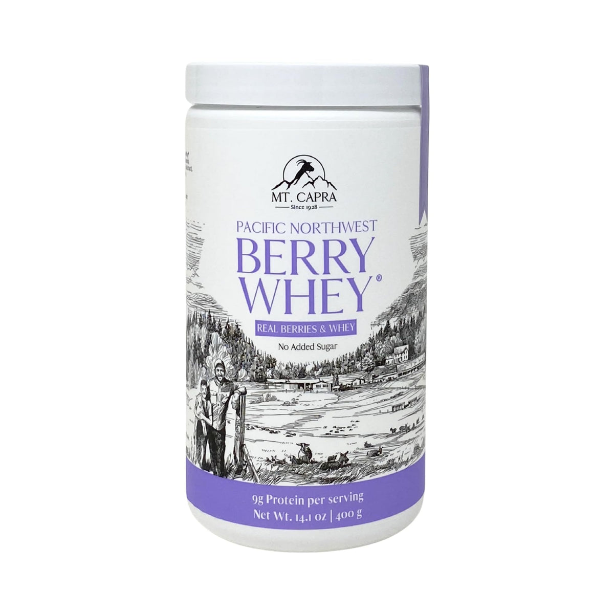 Mt. Capra Pacific Northwest BerryWhey Protein Powder - 10 Servings