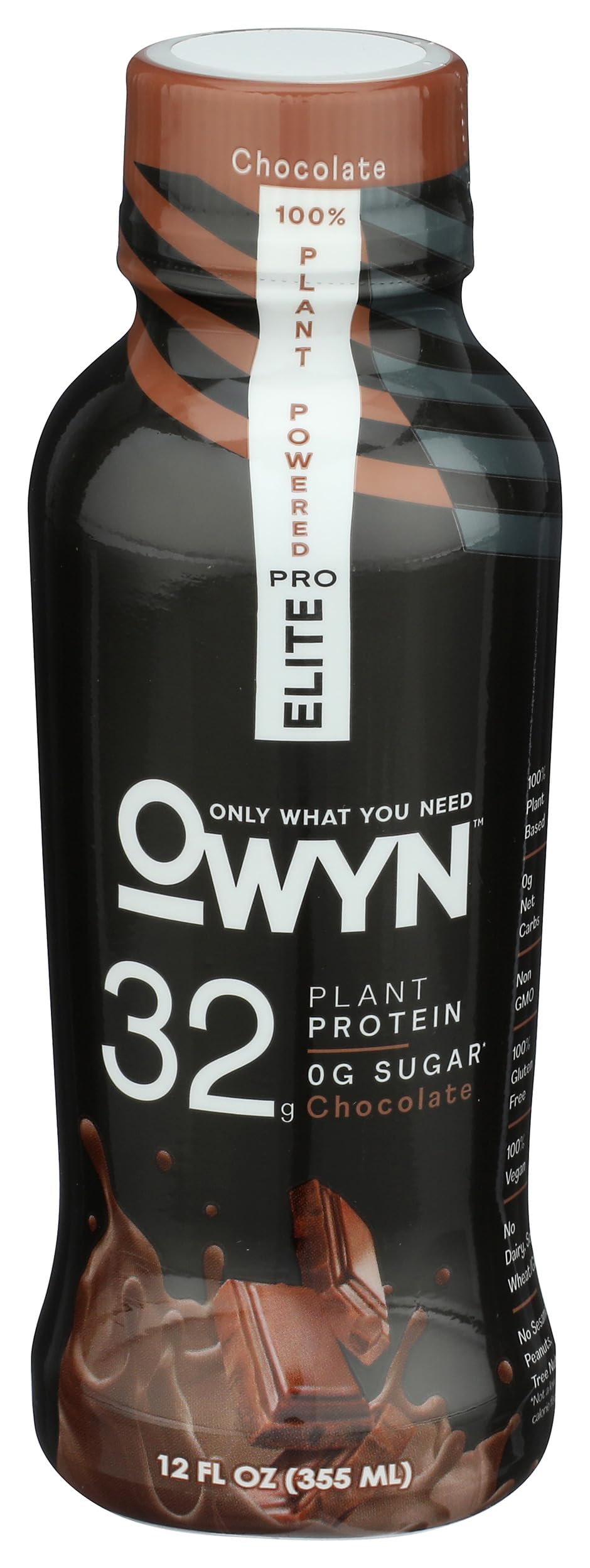 OWYN Chocolate Pro Elite Plant Protein Shake - 12 Fl Oz