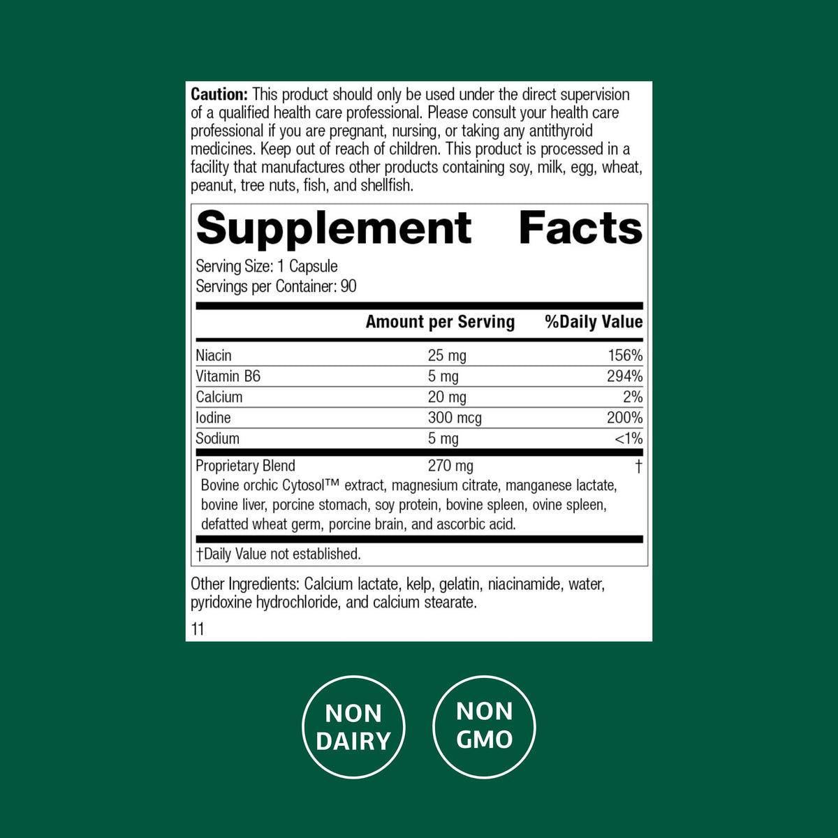 Standard Process Min-Chex Nervous System Support - 90 Capsules - image 2