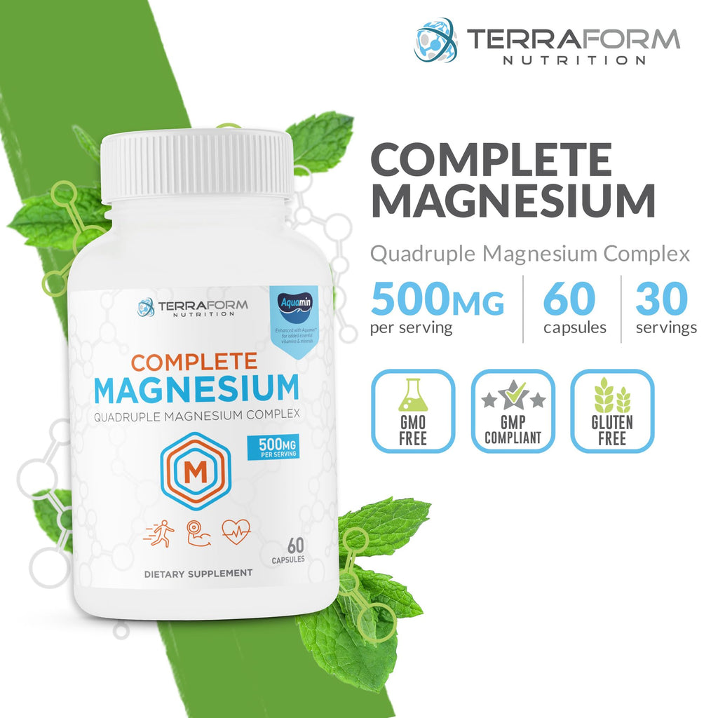 TerraForm Nutrition Complete Magnesium Complex - 60 Capsules - image 2
