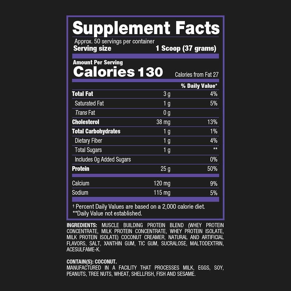 BPI Sports Whey Hd Ultra Premium Protein Powder