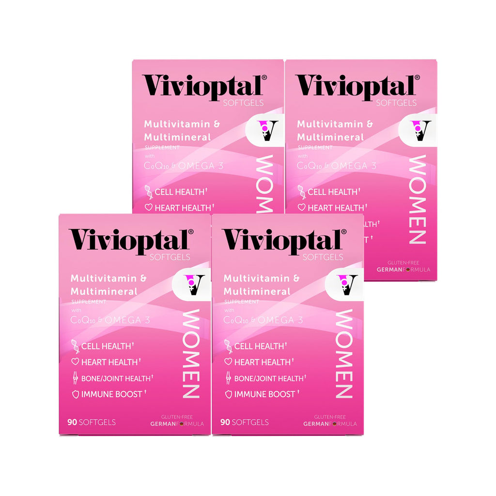 Vivioptal Women Multivitamin with CoQ10 & Omega-3 - 90 Softgels