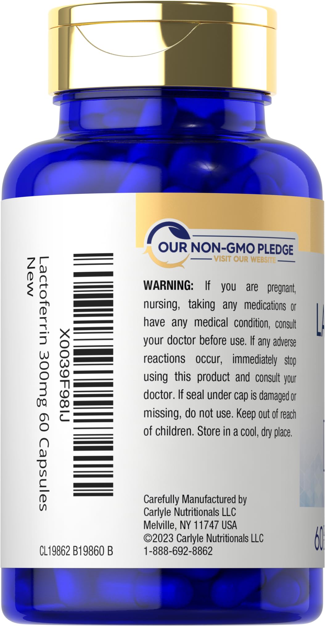 Carlyle Lactoferrin 300mg - 60 Capsules - image 3