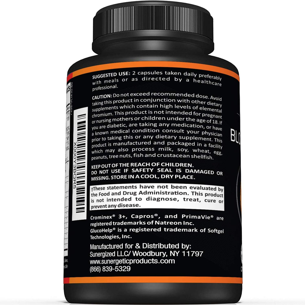 Sunergetic Blood Sugar Support Supplement - 60 Capsules - image 5