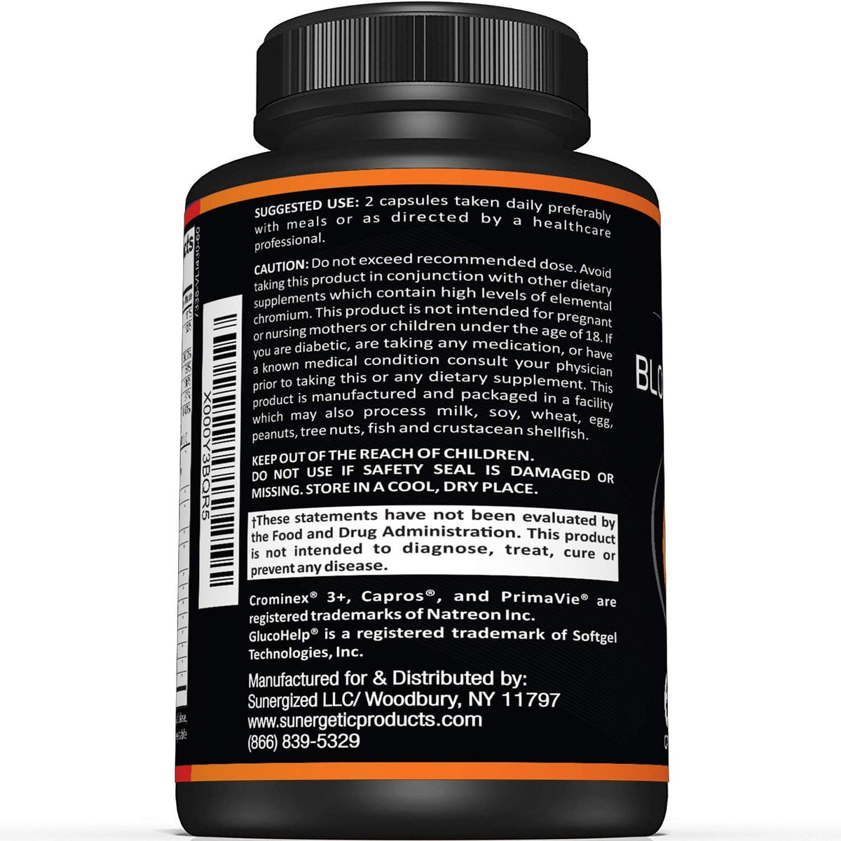 Sunergetic Blood Sugar Support Supplement - 60 Capsules - image 5