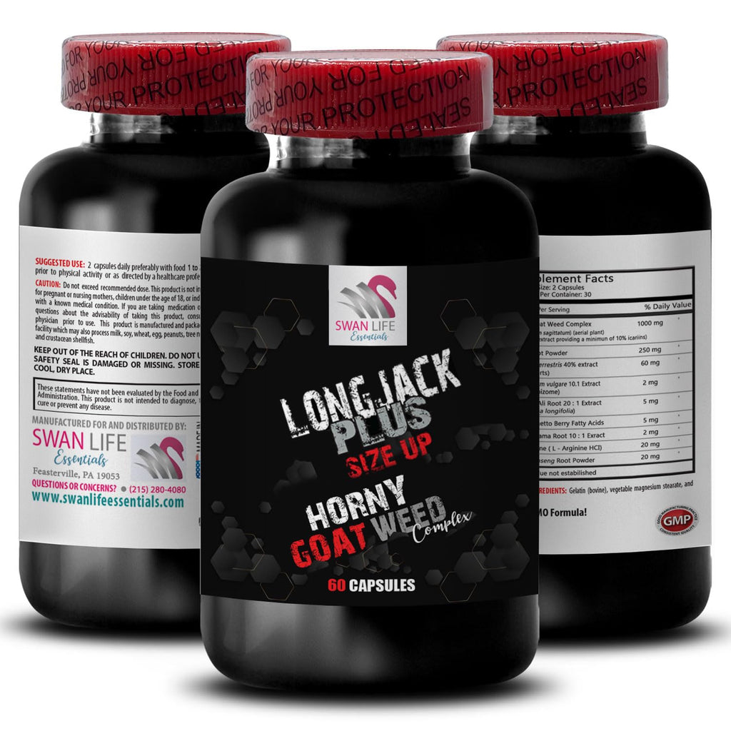 VIP Supplements Longjack Size UP Male Enhancement Formula - 120 Capsules - image 2