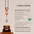 Garden Organics Coriander Seed USDA Organic Alcohol-Free Extract
