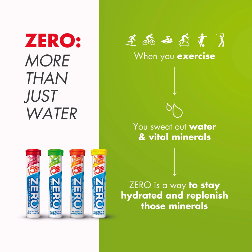 HIGH 5 HIGH5 Sports Nutrition Zero Citrus Electrolyte Tablets - 20 Count - image 4