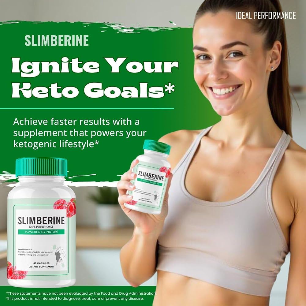 IDEAL PERFORMANCE Slimberine Keto Capsules Advanced Formula - 300 Count - image 4