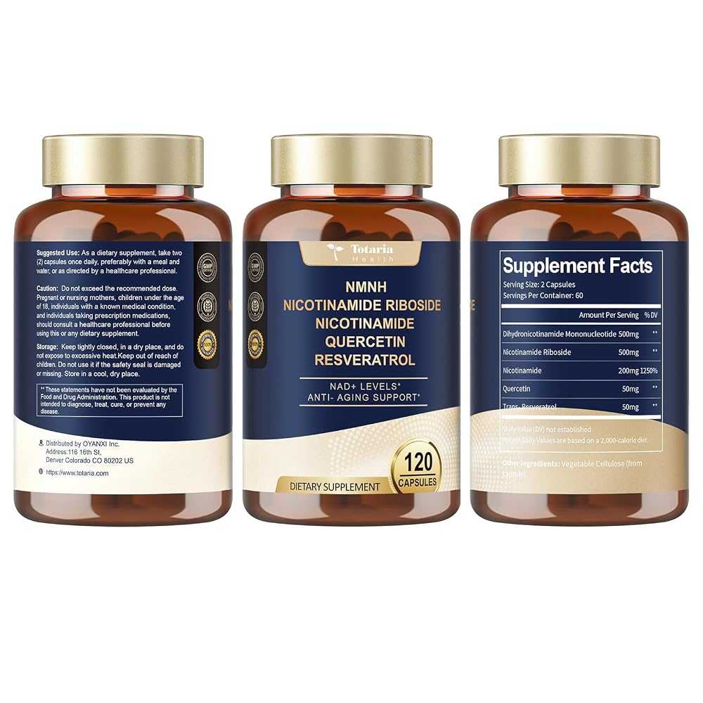 Totaria NMNH (Dihydronicotinamide Mononucleotide) Capsules