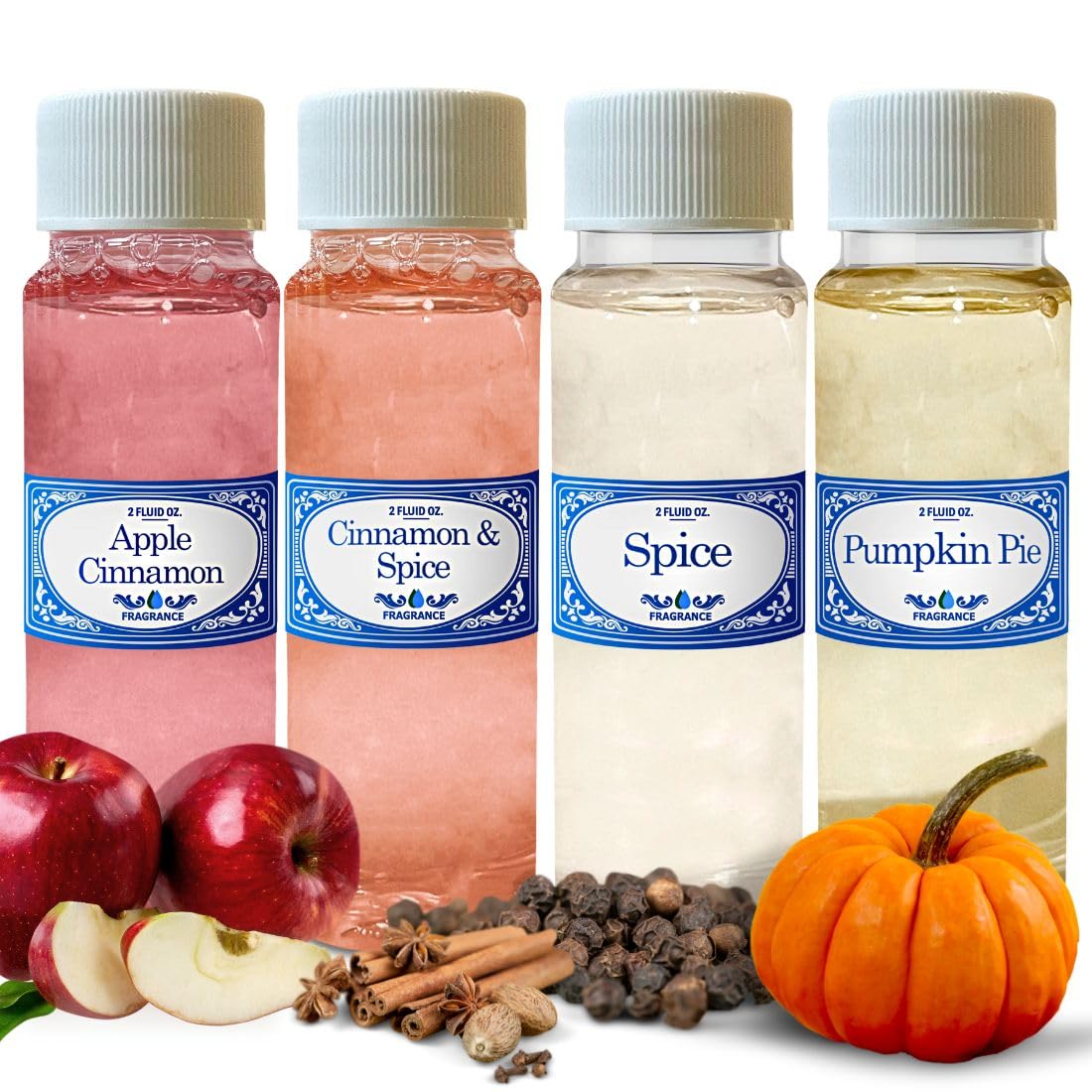 Generic Autumn-Mix-Pack Concentrated Fragrance Oil 4-Bottle Set - 8 fl oz - image 2
