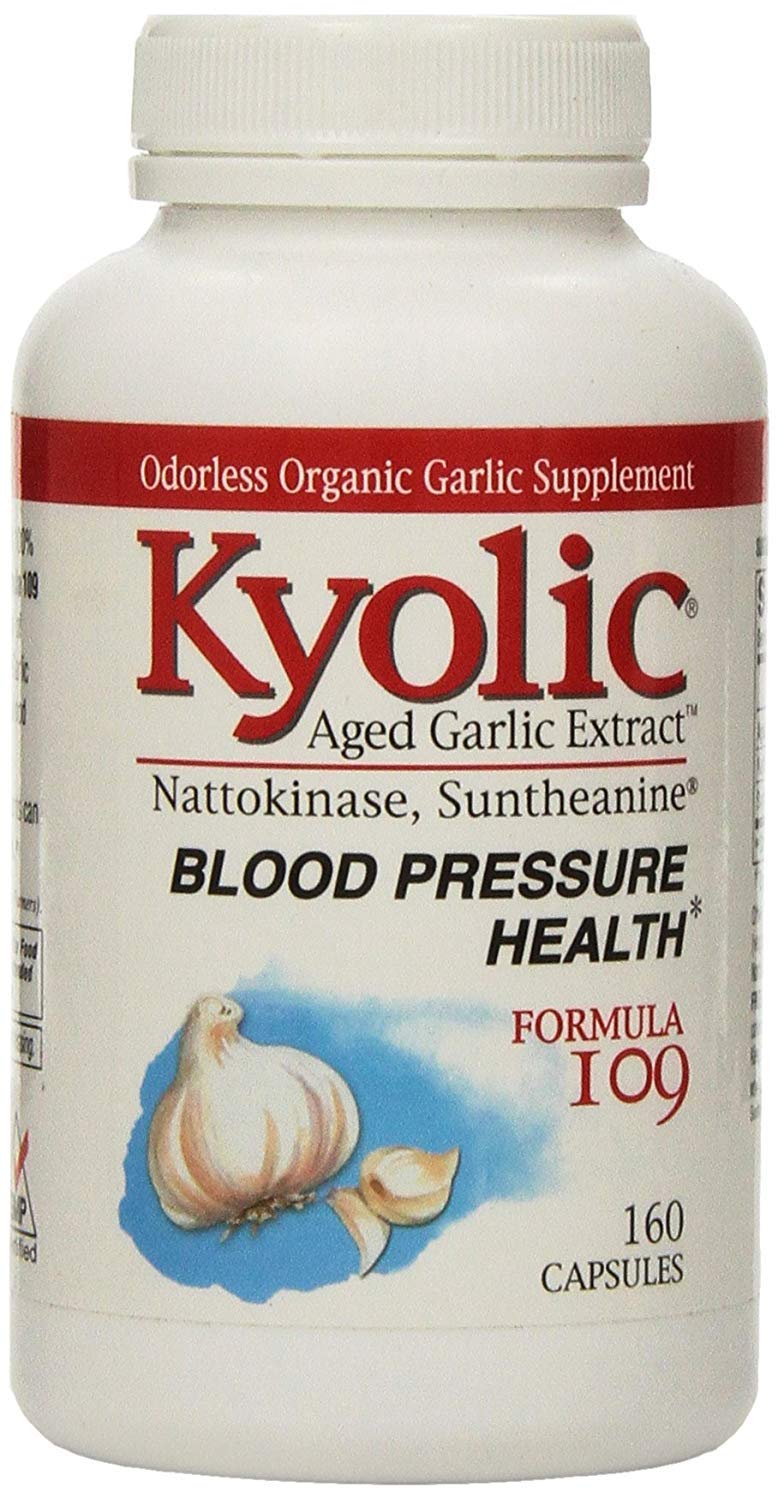 Kyolic Aged Garlic Extract Blood Pressure Health Formula 109 - 160