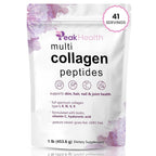 Peakhealth Multi Collagen Peptides Powder - 41 Servings