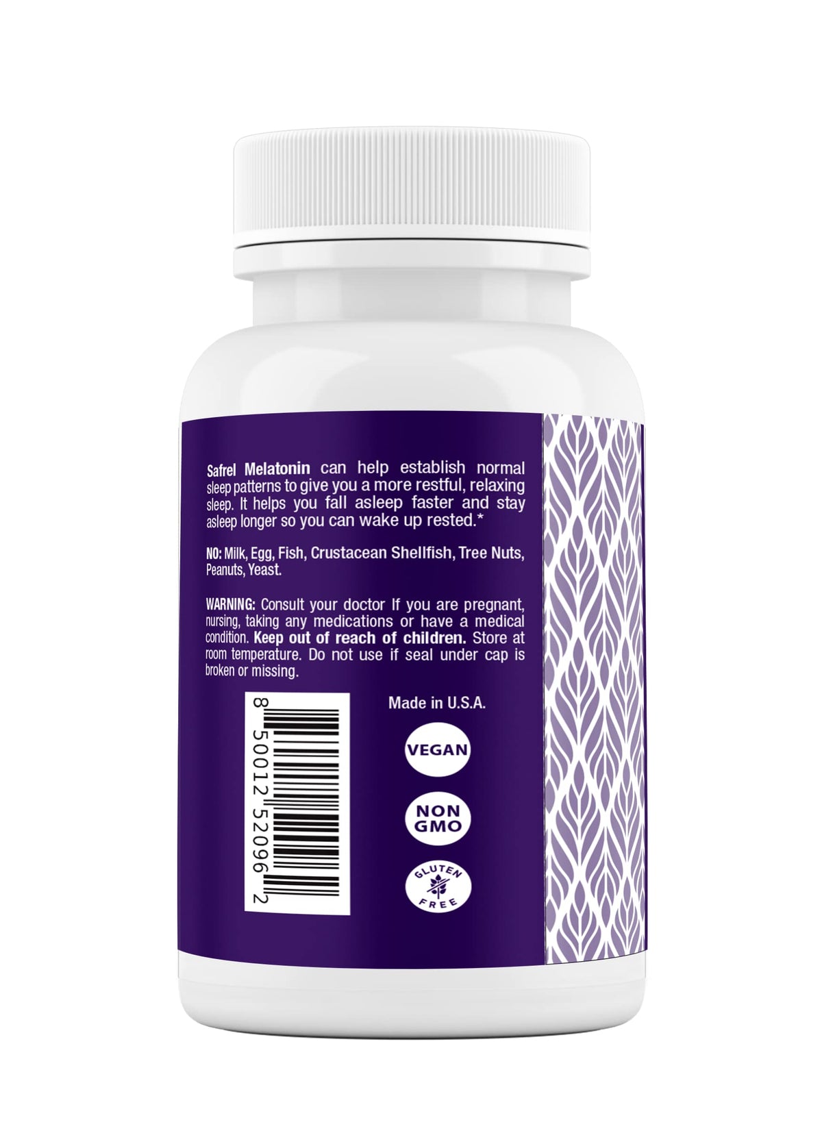 Safrel Melatonin 30mg with B6 & L-Theanine - 120 Tablets - image 2