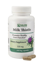 Salem Botanicals Milk Thistle Capsules Liver Support - 100 Capsules