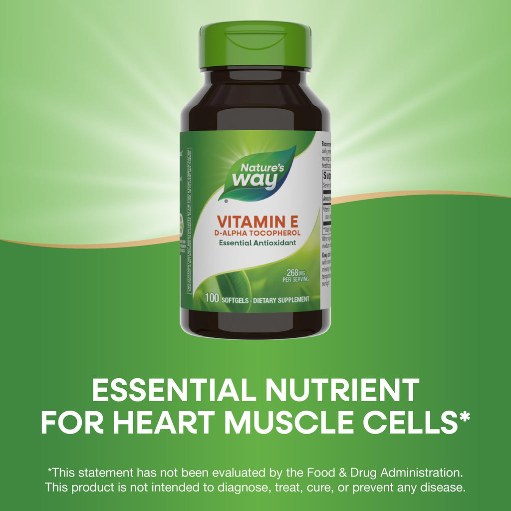 Nature's Way Vitamin E 400 IU - 200 Softgels - image 5