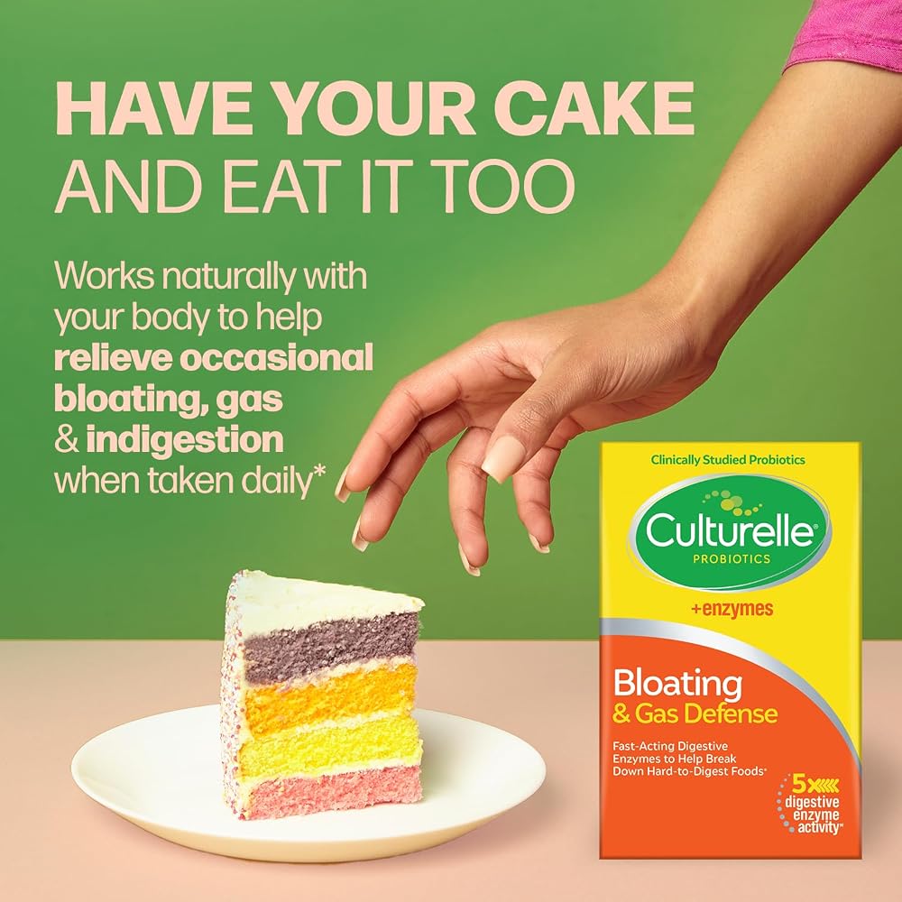 Culturelle Probiotics Bloating & Gas Defense Digestive Enzymes - 30 Capsules - image 6