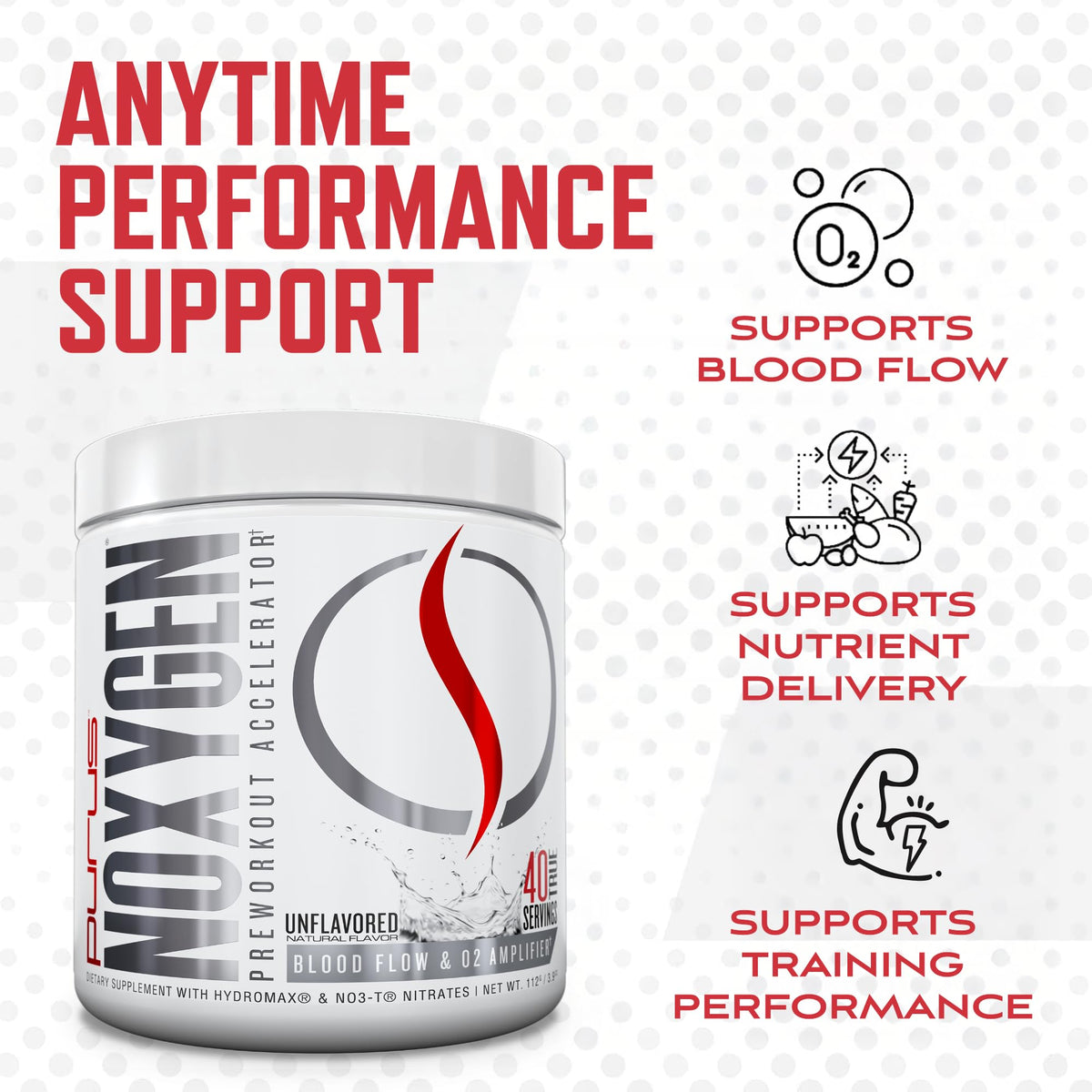 Purus Labs NOXygen Nitric Oxide Booster Powder - 40 Servings - image 5