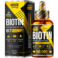 PURE RESEARCH Liquid Biotin & Collagen Hair Growth Drops 60,000mcg - 2 Fl Oz