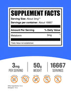 BulkSupplements.com Melatonin Powder