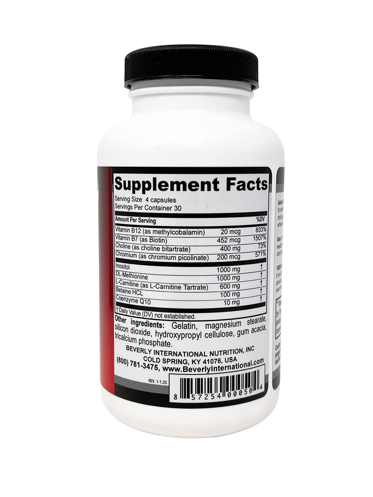 Beverly International Lean Out Stimulant-Free Fat Burner - 120 Capsules - image 2