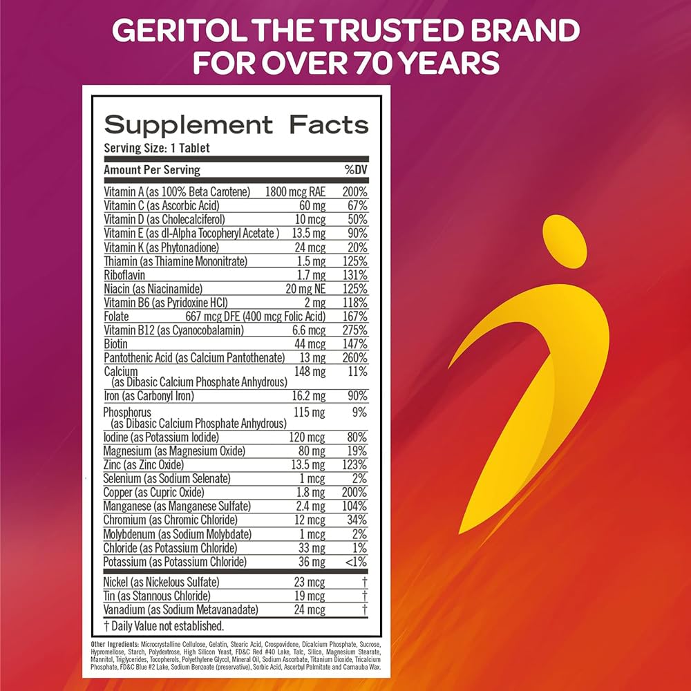 KATIE LOXTON Geritol Multi-Vitamin Nutritional Support Tablets - 80 Count - image 5