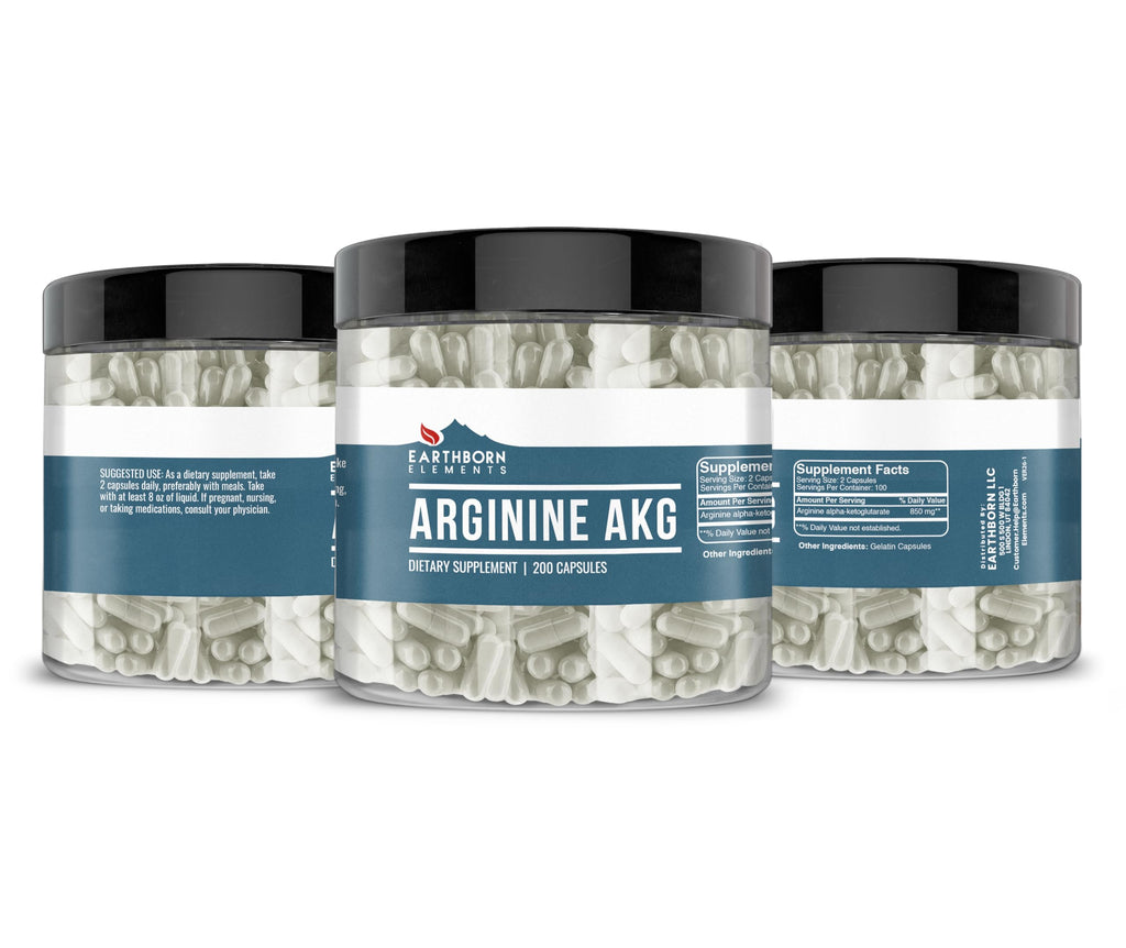 Earthborn Elements Arginine AAKG - 200 Capsules - image 4