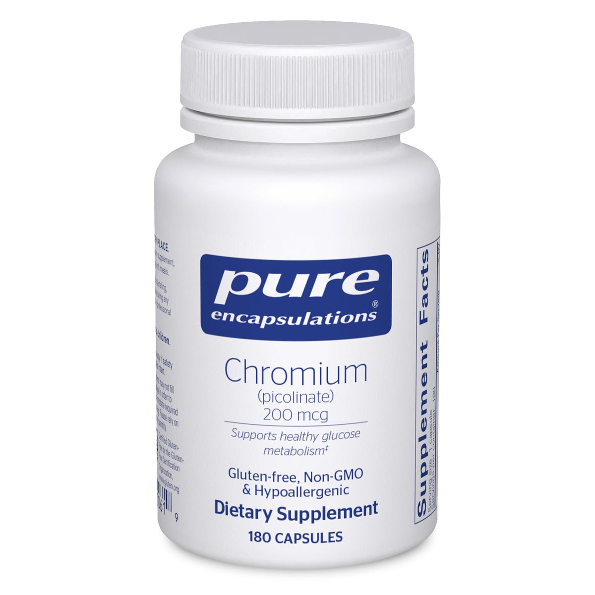 Pure Encapsulations Chromium Picolinate 200 mcg - 180 Capsules