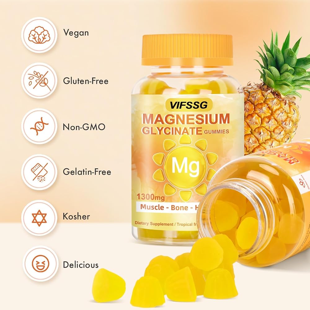 VIFSSG Magnesium Glycinate Gummies 500 Mg