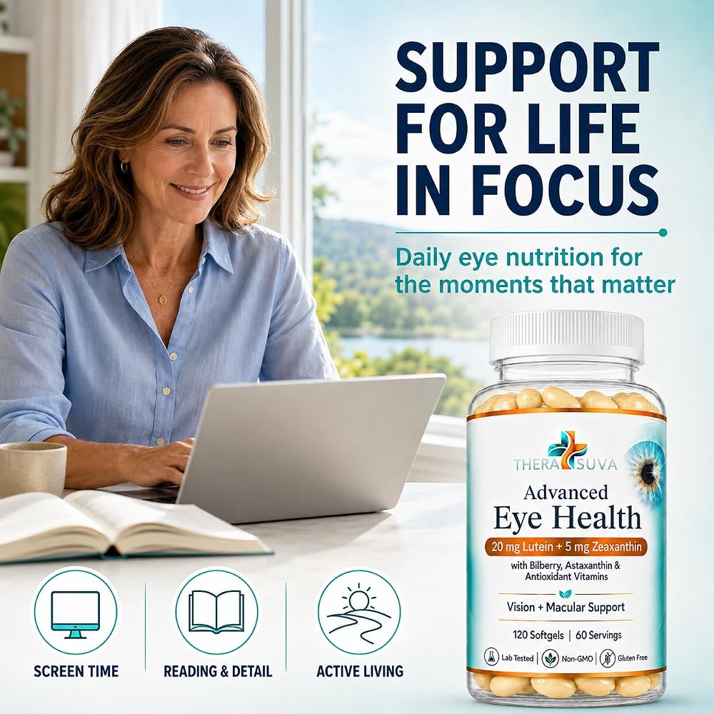 TheraSuva Advanced Eye Health Supplement - 120 Softgels - image 3