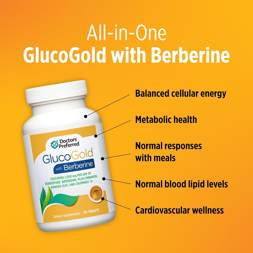 Doctors' Preferred GlucoGold with Berberine