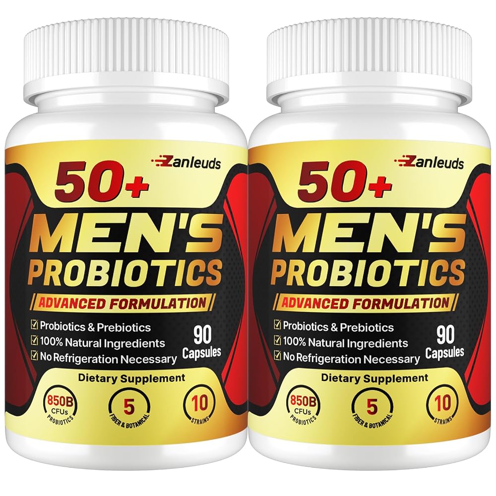 Zanleuds Probiotics for Men for Gut & Digestive Health