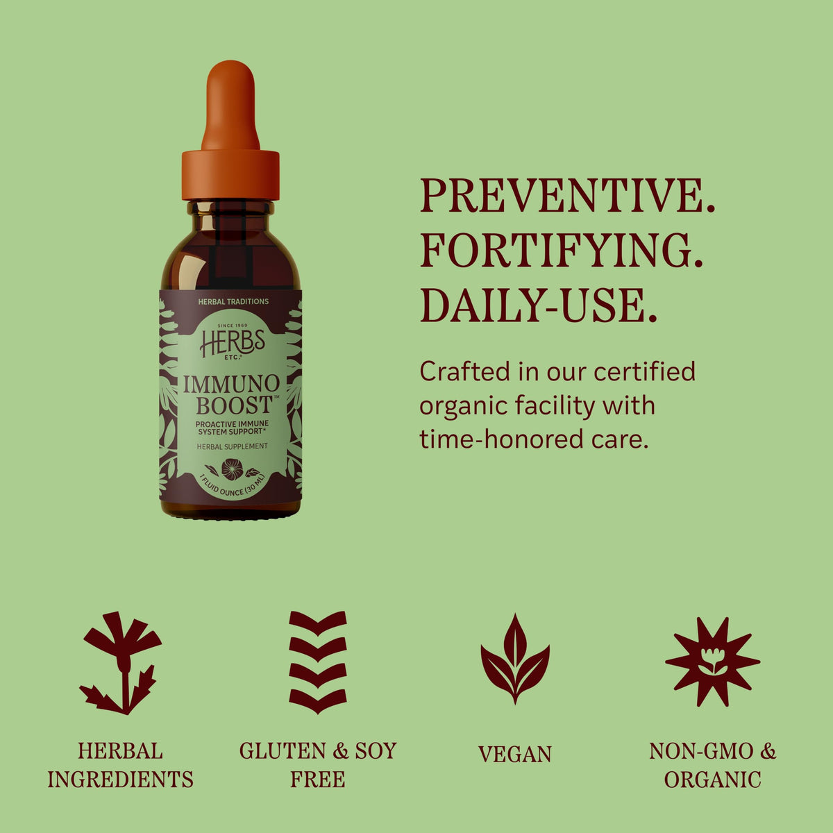 Herbs Etc. ImmunoBoost Classic Liquid Extract - 1 fl oz - image 6