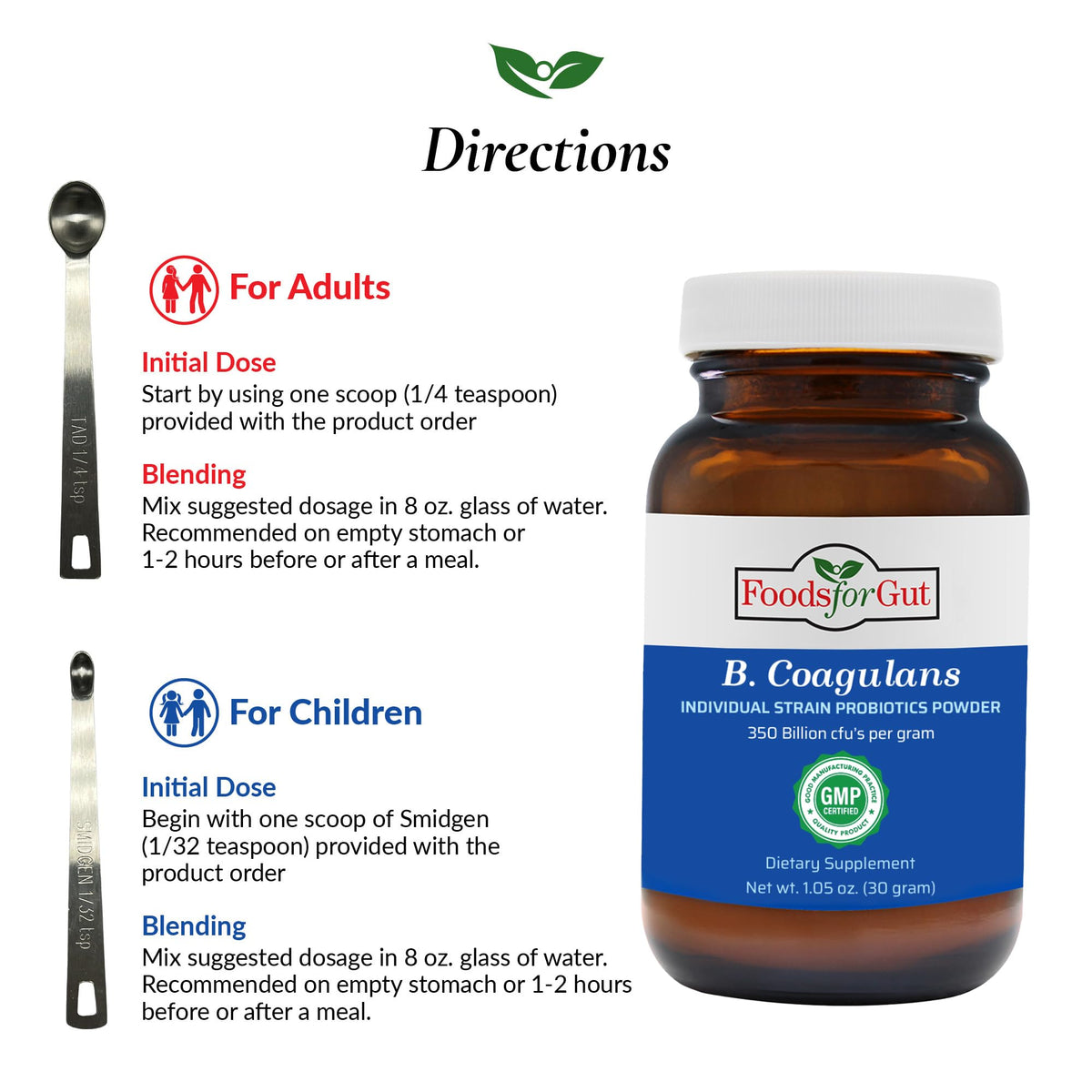 Foods For Gut Bacillus Coagulans Probiotic Powder - 30g - image 5