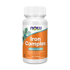 NOW Supplements Iron Complex Non-Constipating - 100 Tablets