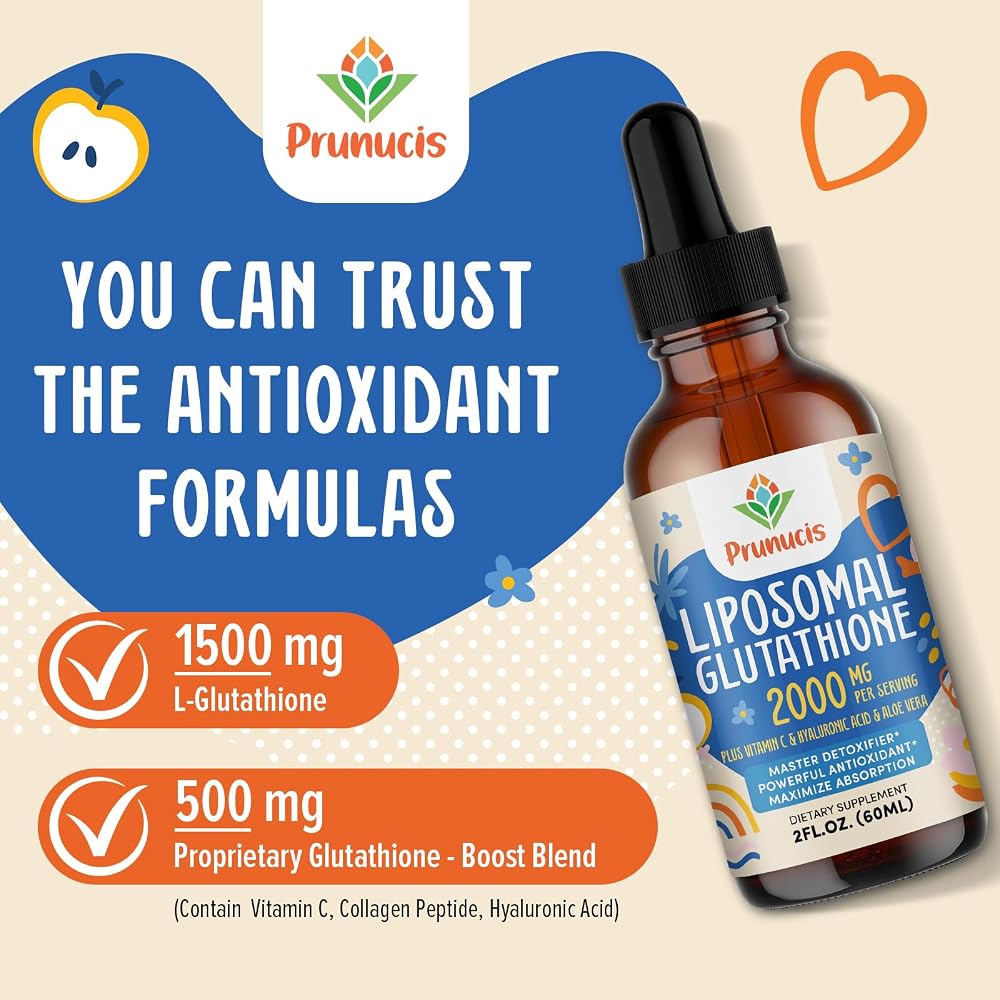 Prunucis 2000MG Liposomal Glutathione Liquid