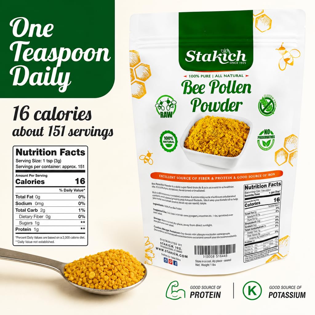 Stakich Bee Pollen Powder