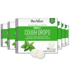 HERBION Naturals Sugar-Free Mint Cough Drops with Stevia - 108 Count
