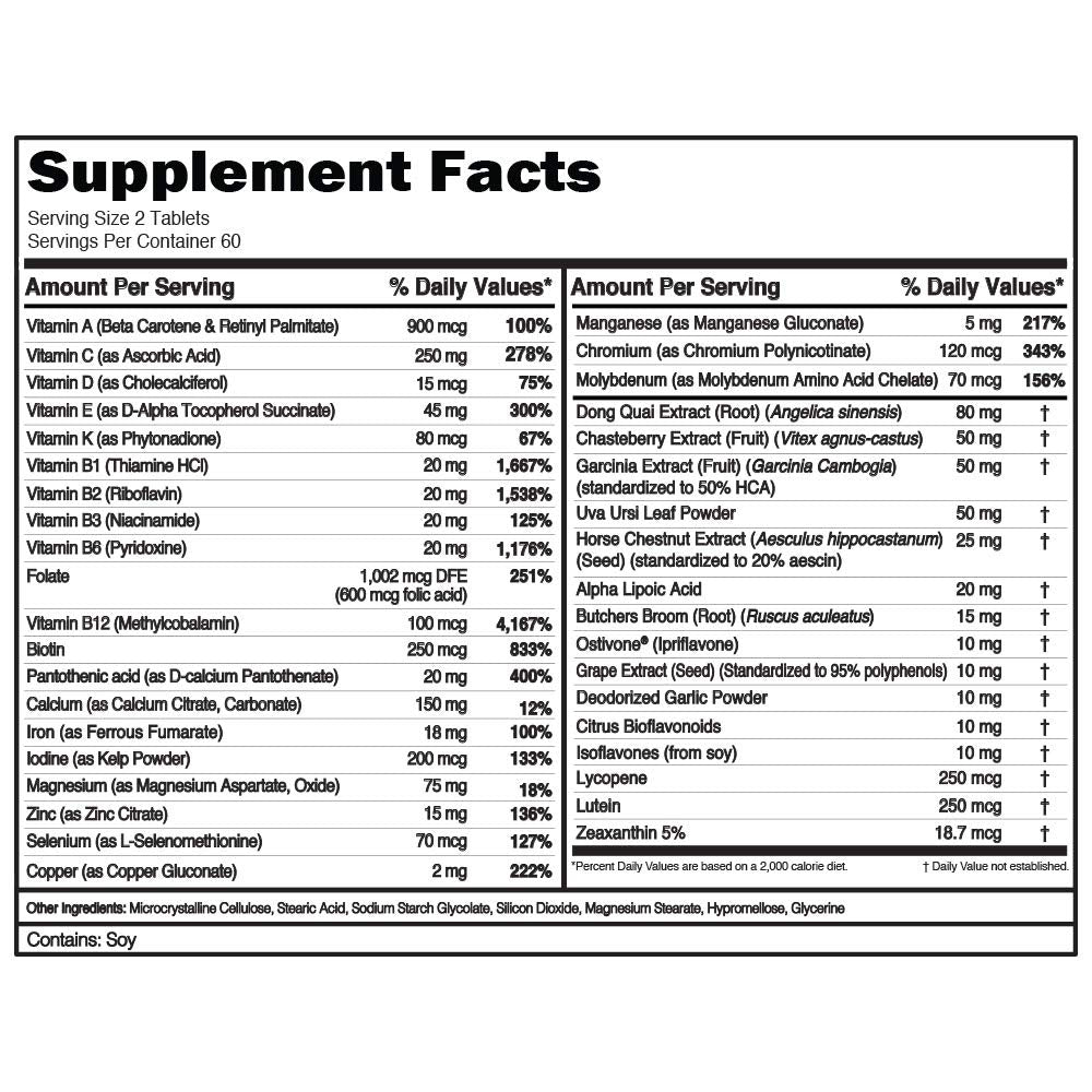 Evlution Nutrition Women's Multivitamin - 120 Tablets - image 2