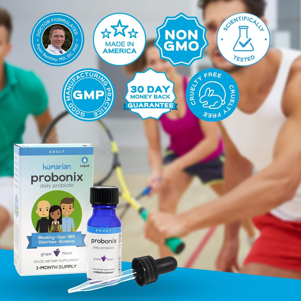 Probonix Humarian Liquid Probiotics - 12-Strain Daily Probiotic Drops